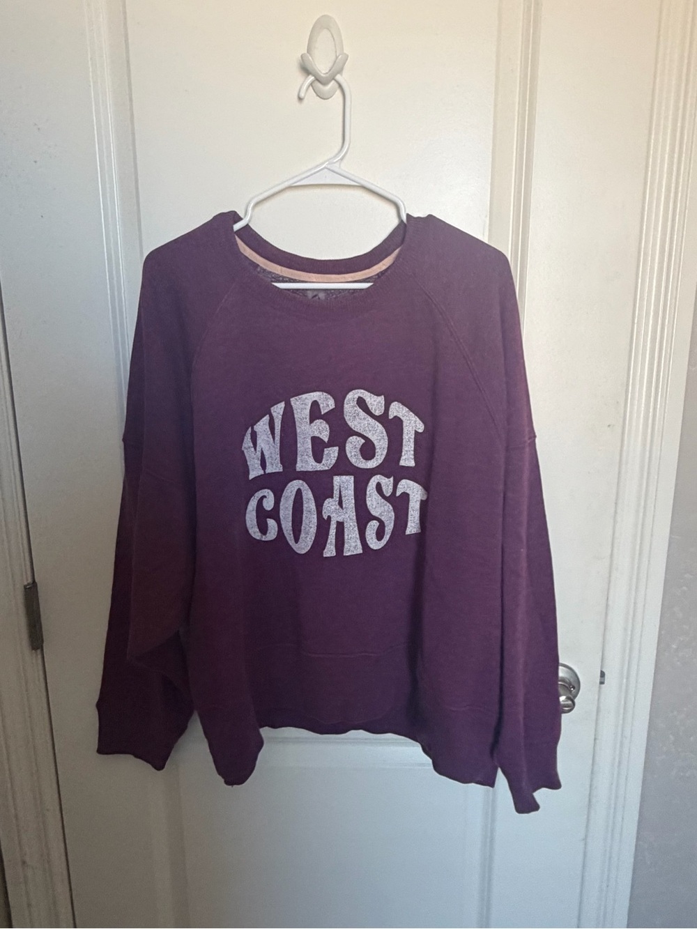 Lou & Grey Plum West Coast Pullover Sweatshirt